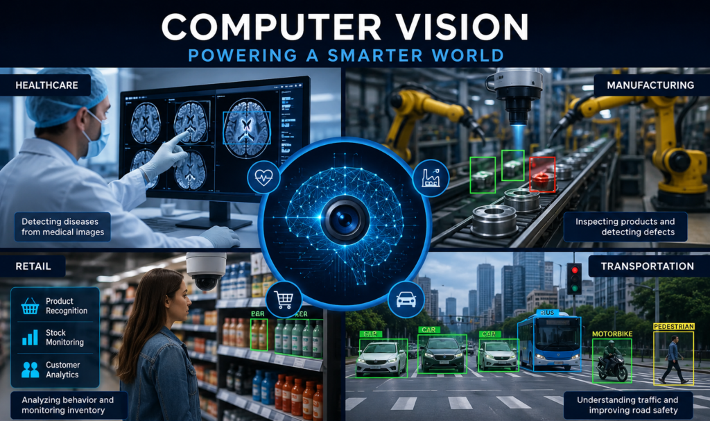Computer Vision technology used in modern industries