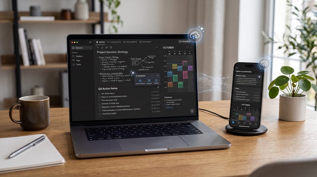  Digital note-taking apps and productivity tools