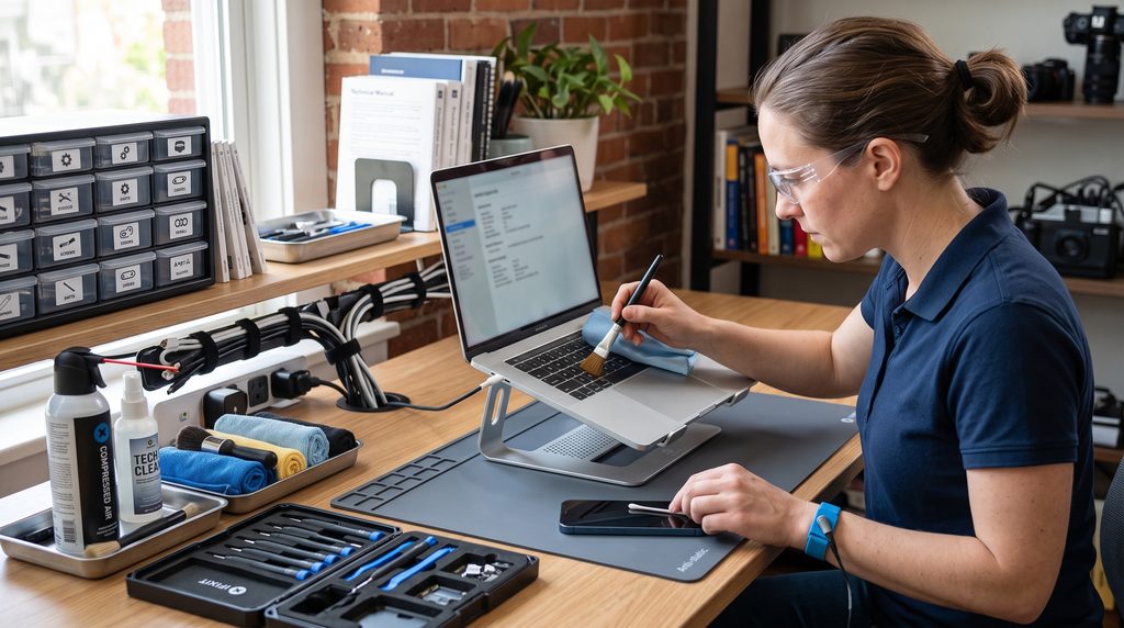 Proper maintenance for laptops and smartphones