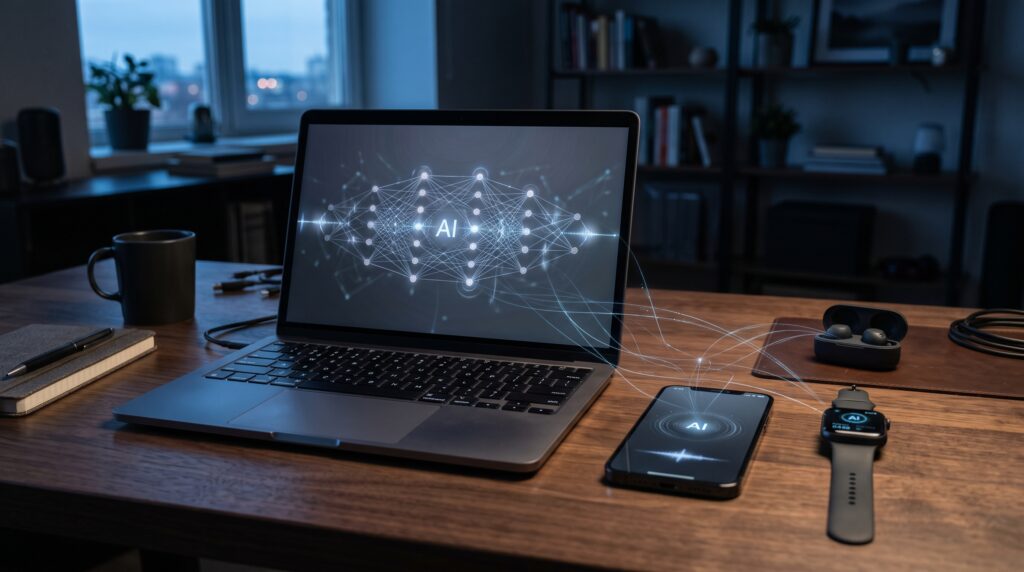 Smart home gadgets and connected devices