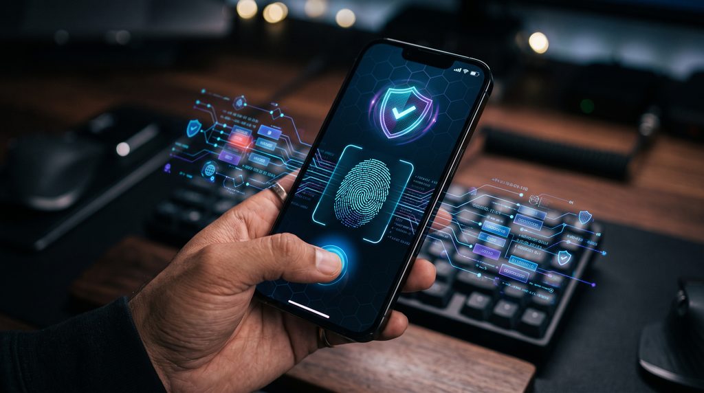 Smartphone security and biometric protection