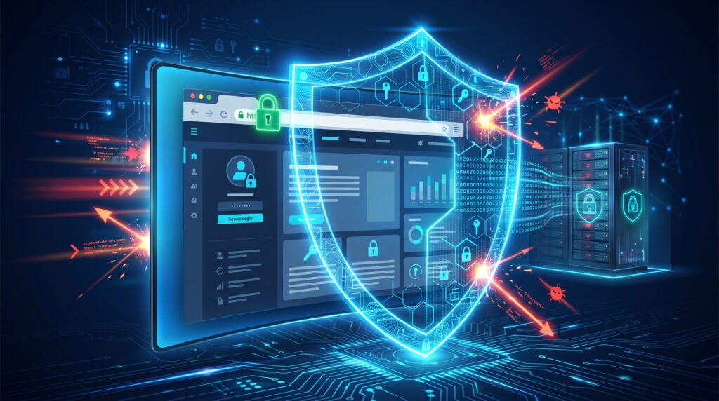 Website security and cybersecurity in web development