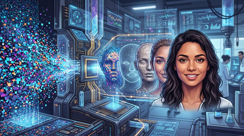 How diffusion models create AI-generated