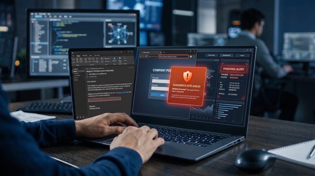 How phishing attacks work