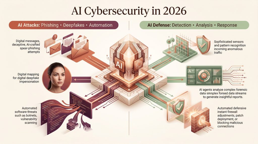 AI cybersecurity attacks and defense