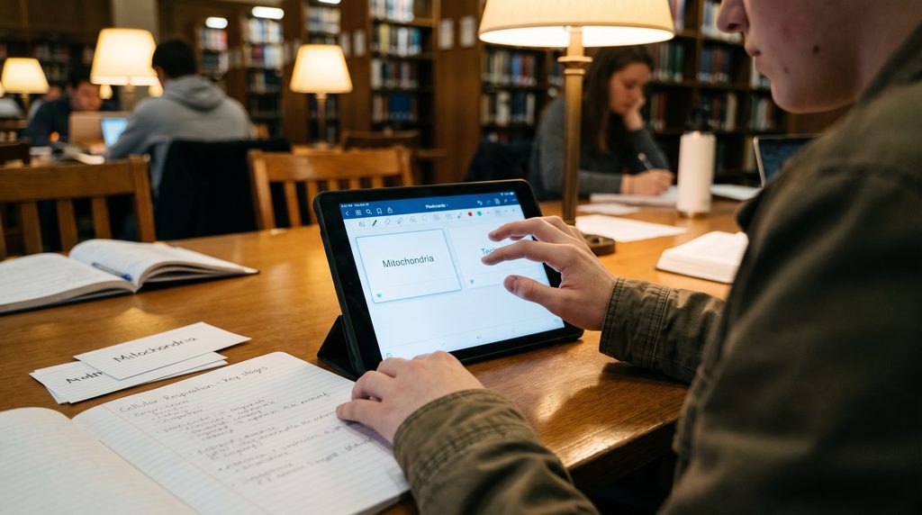 AI flashcards for student revision